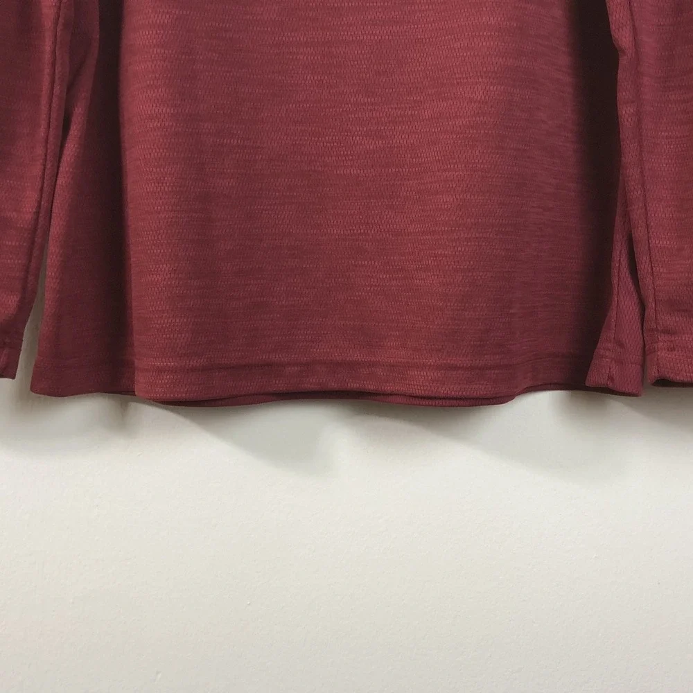 Washington Football Team NFL Long Sleeve Burgandy Dri Fit Shirt Size XL Burgundy